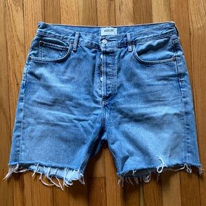 AGOLDE Denim Fray Shorts SZ 30 from Shopbop